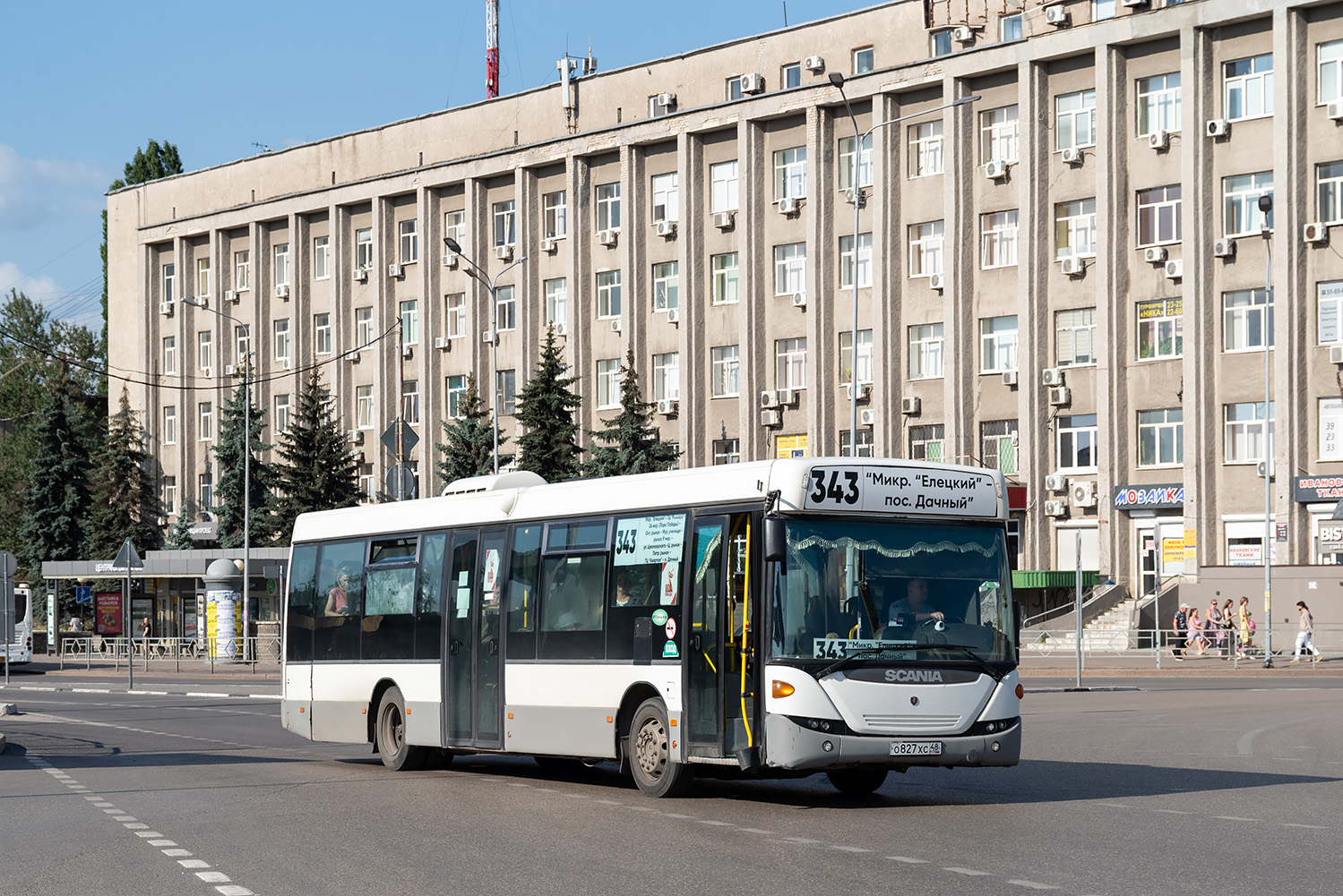 Липецкая область, Scania OmniLink II (Скания-Питер) № О 827 ХС 48