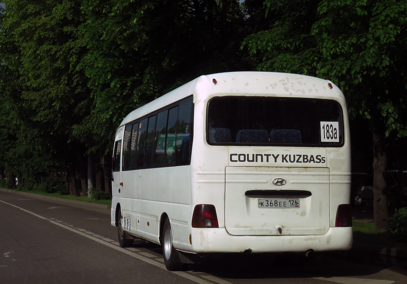 Краснодарский край, Hyundai County Kuzbass № К 368 ЕЕ 126