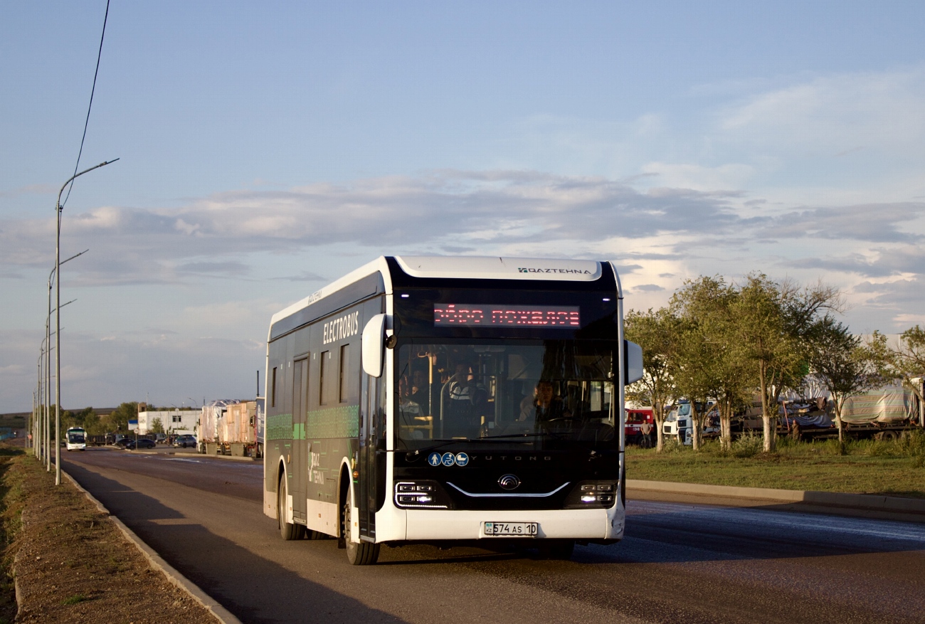 Карагандинская область, Yutong ZK6106BEVG (СарыаркаАвтоПром) № 574 AS 10