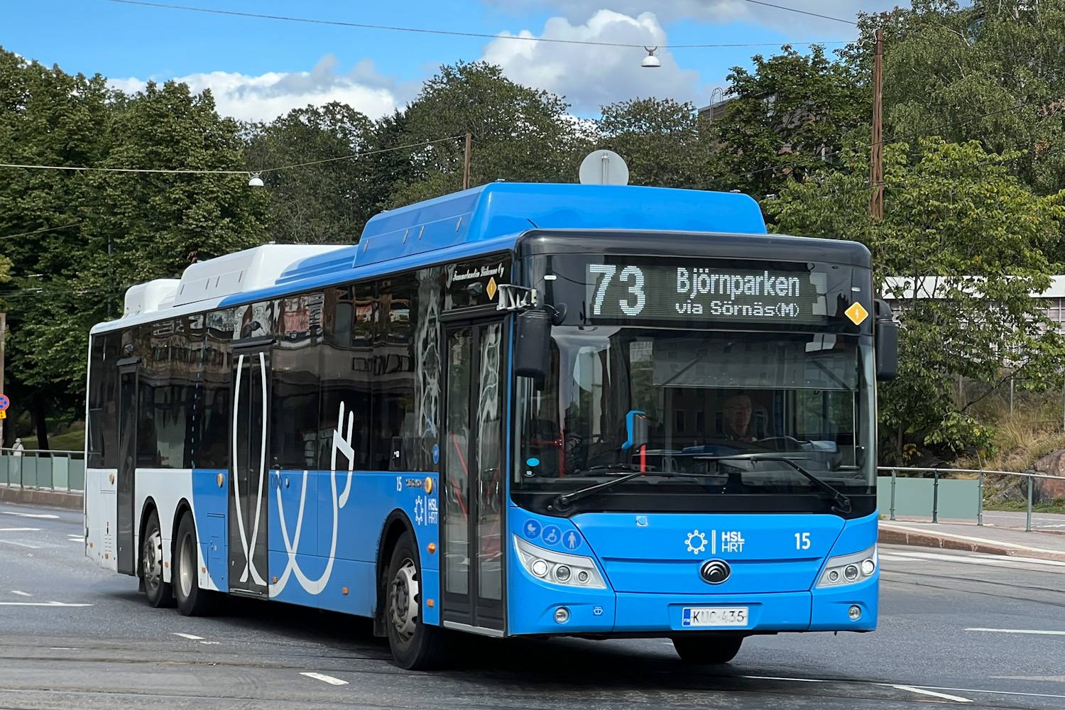 Фінляндыя, Yutong E15 № 15