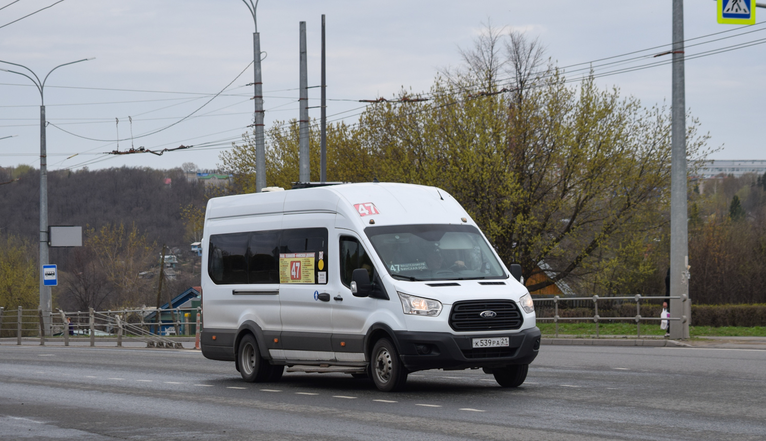 Чувашия, Ford Transit FBD [RUS] (X2F.ESG.) № К 539 РА 21