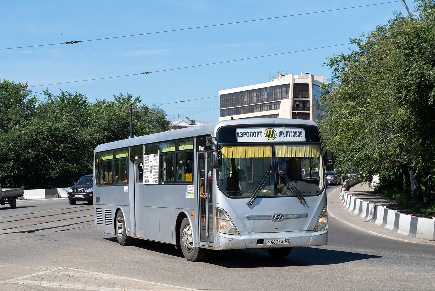 Иркутская область, Hyundai New Super AeroCity 1F/L № У 483 КА 138