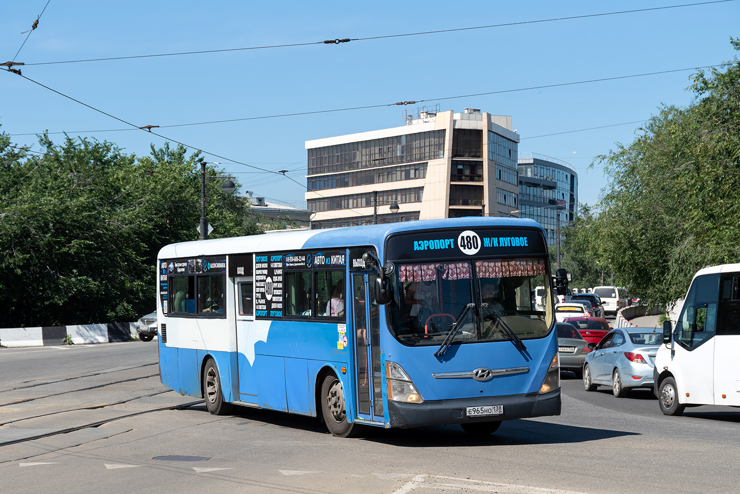 Иркутская область, Hyundai New Super AeroCity 1F/L № Е 965 НО 138