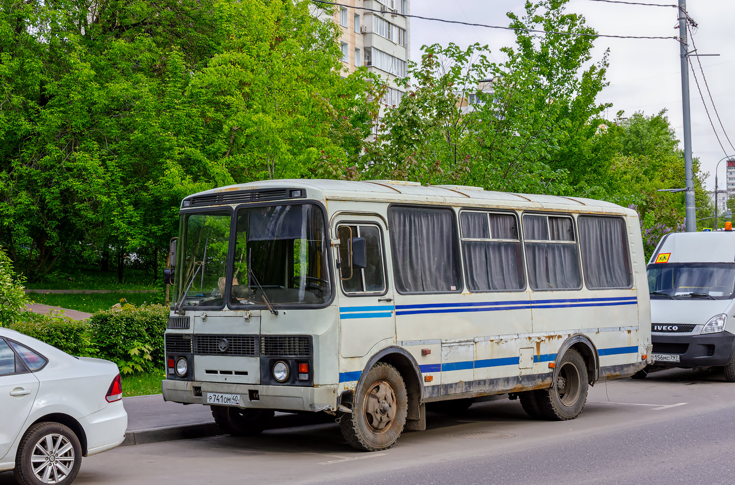 Калужская область, ПАЗ-32053 № Р 741 ОМ 40