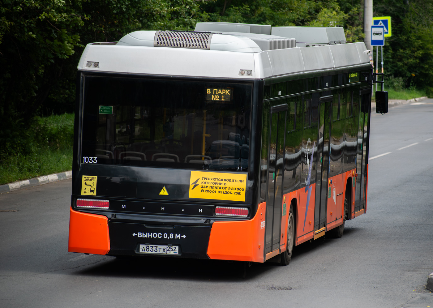 Нижегородская область, Нижэкотранс-6256 (БКМ-Е450) № 1033