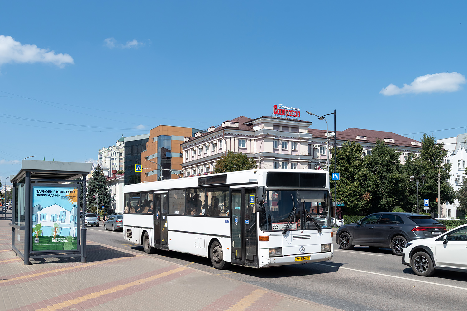 Липецкая область, Mercedes-Benz O405 № АС 584 48