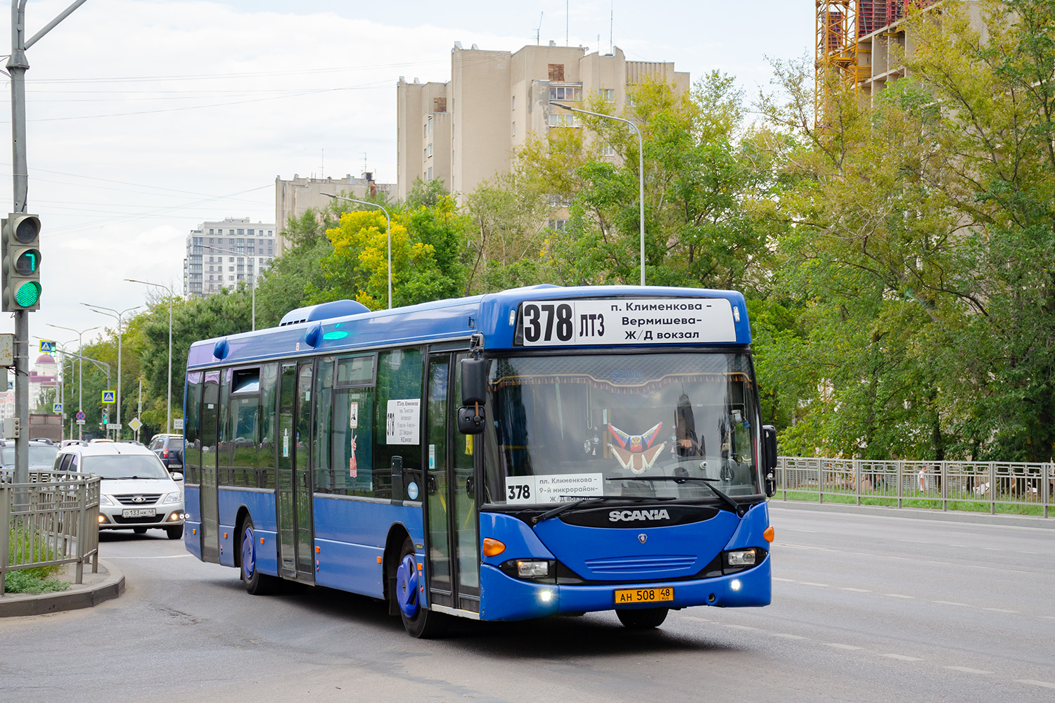 Липецкая область, Scania OmniLink I (Скания-Питер) № АН 508 48