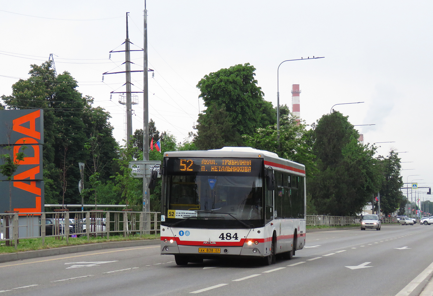 Краснодарский край, МАЗ-206.086 № 484