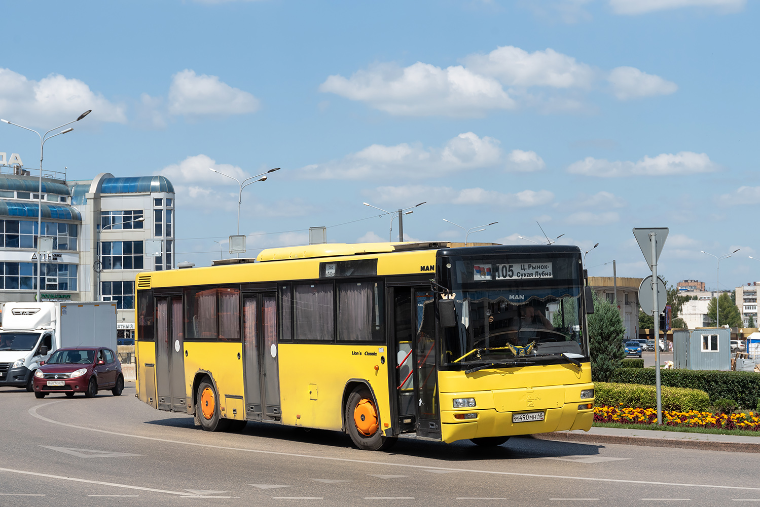 Липецкая область, MAN A74 Lion's Classic SL283 № М 490 МН 48