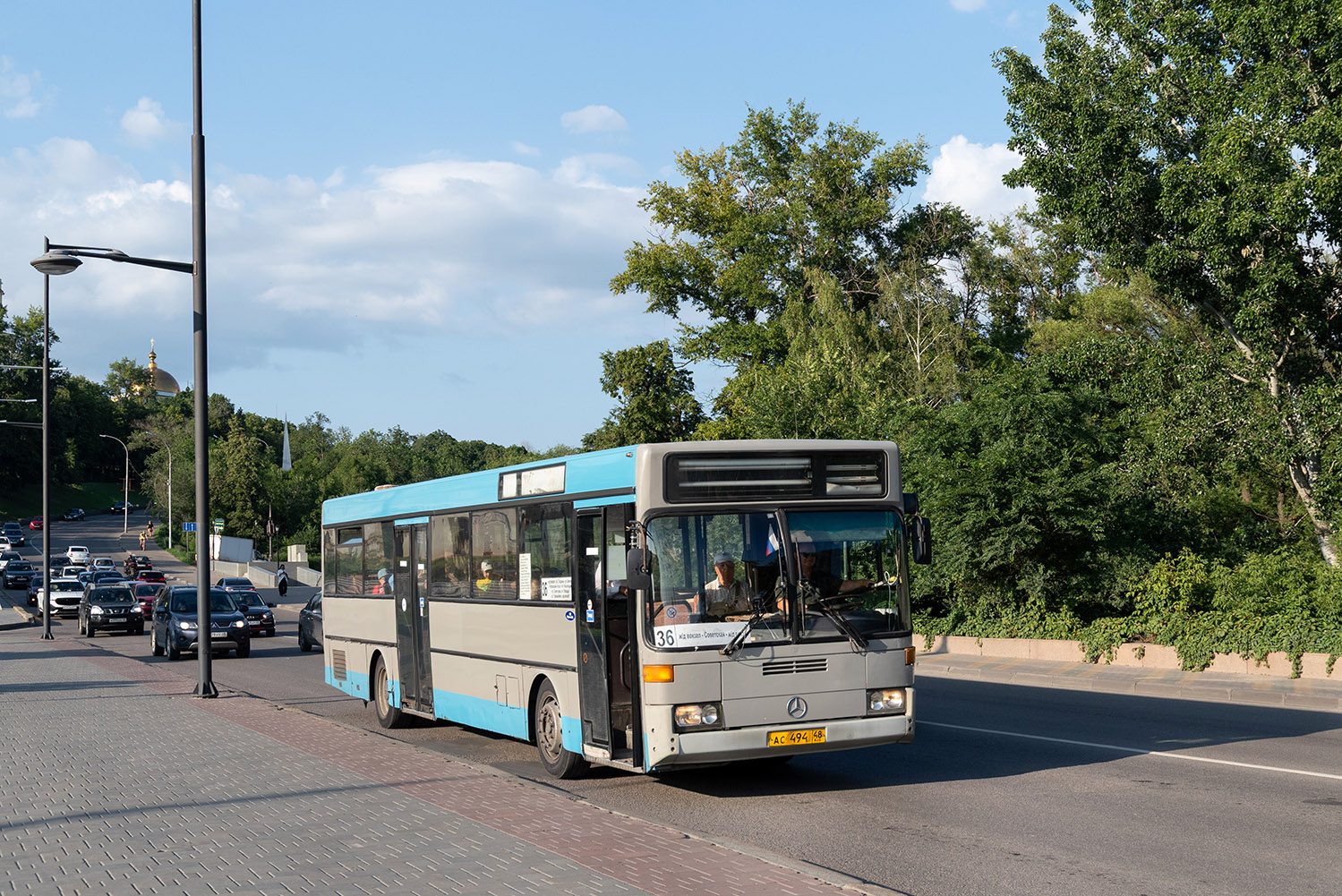 Липецкая область, Mercedes-Benz O405 № АС 494 48