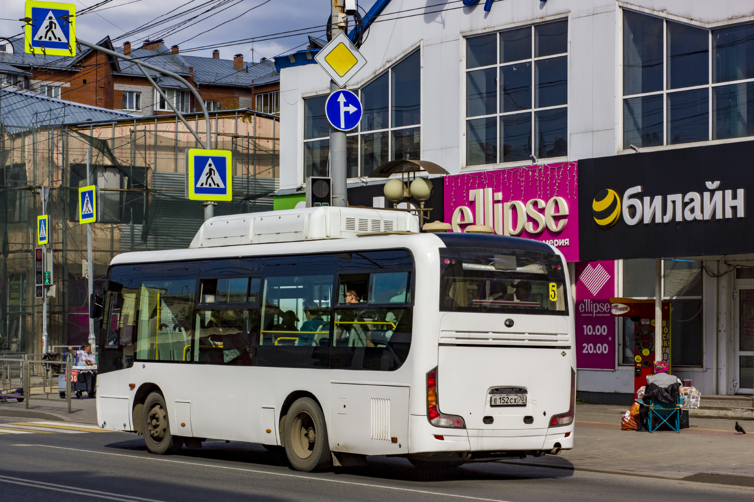 Томская область, Yutong ZK6852HG № Е 152 СХ 70