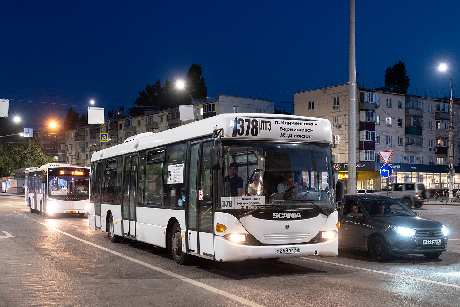 Липецкая область, Scania OmniLink I (Скания-Питер) № У 268 ВВ 48
