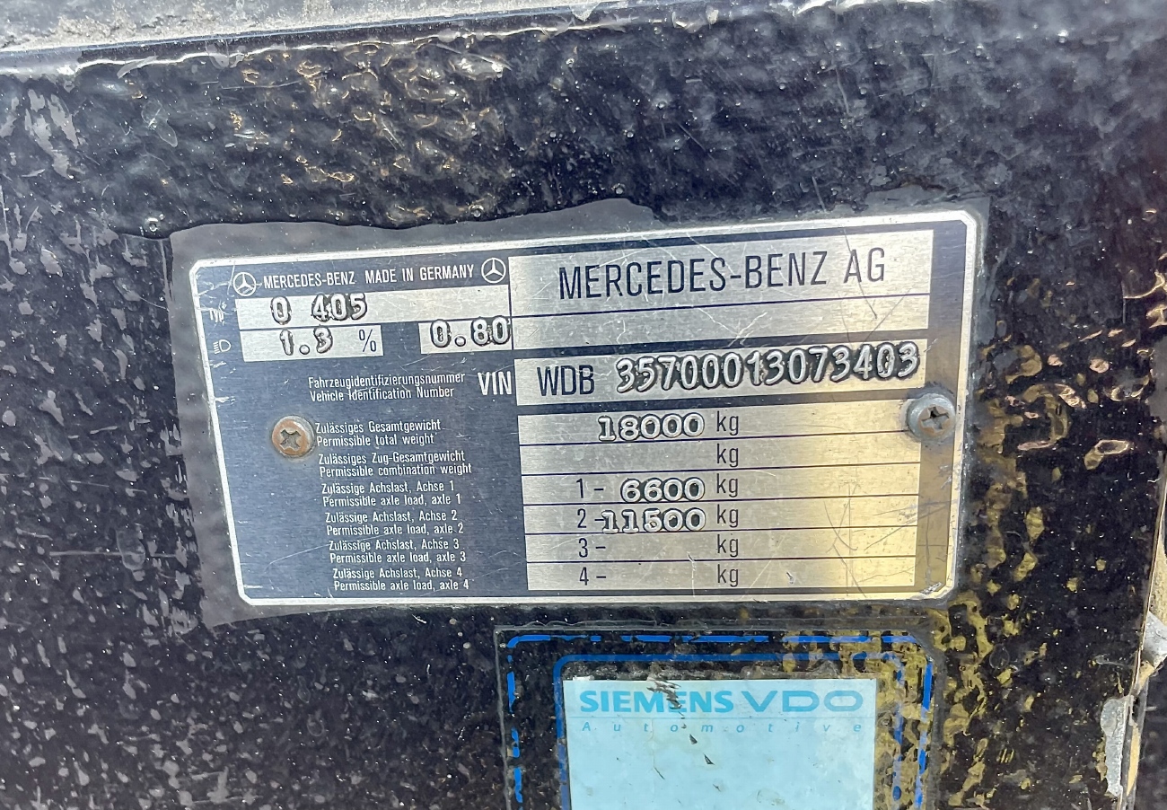 Karagandy province, Mercedes-Benz O405 # M 217 CC