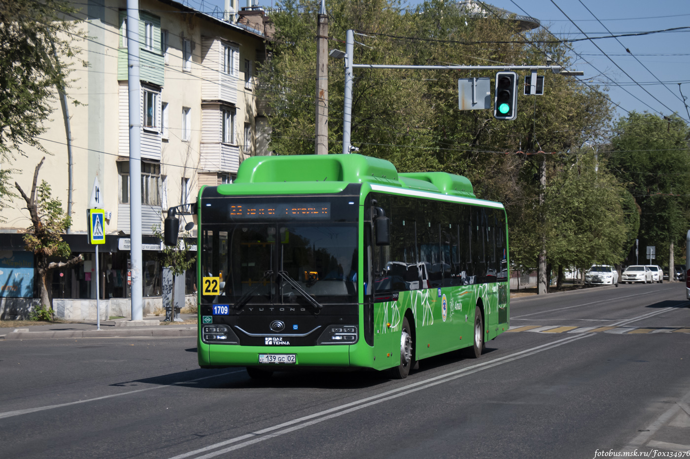 Алматы, Yutong ZK6126HG (QazTehna) № 1709