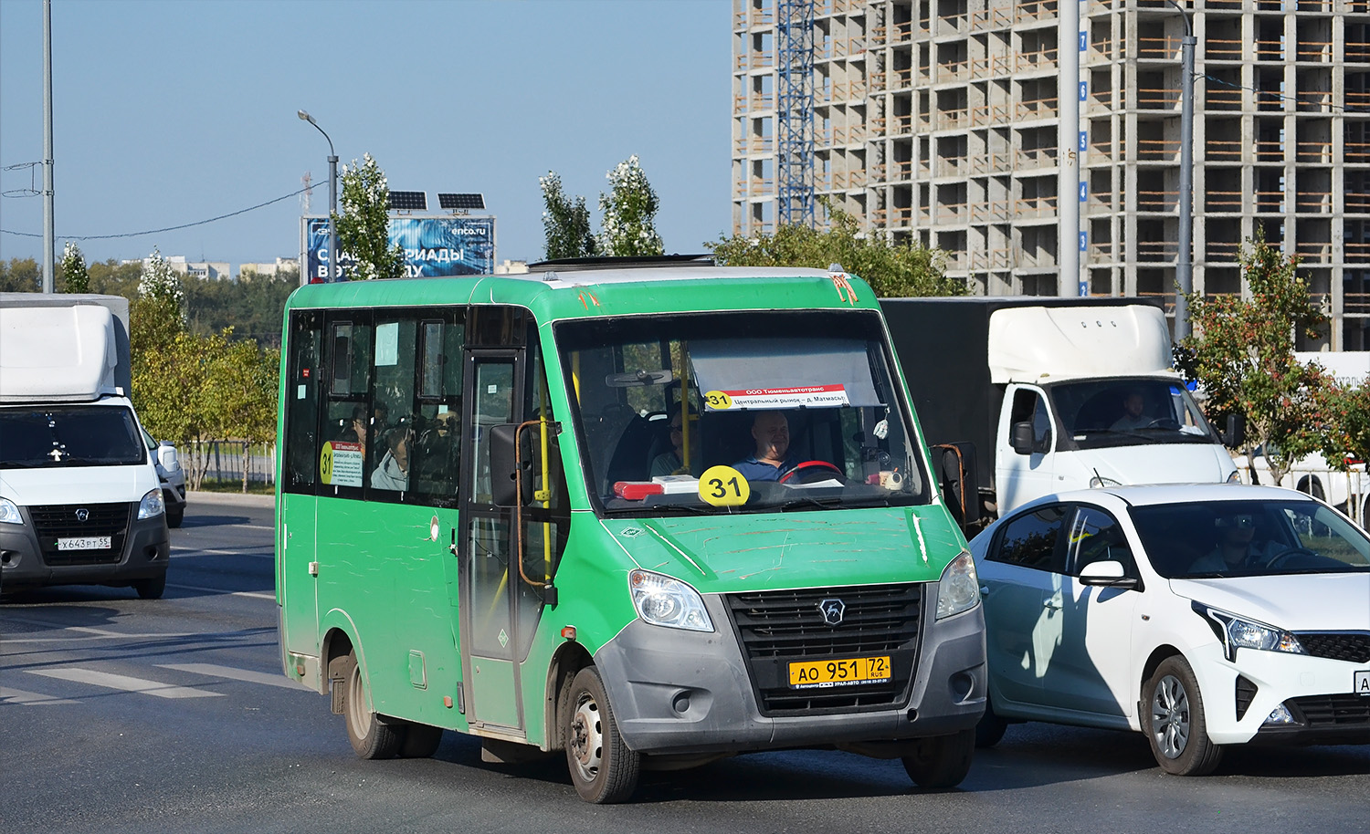 Тюменская область, ГАЗ-A64R45 Next № АО 951 72