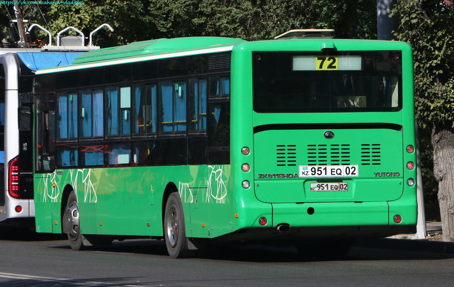 Алматы, Yutong ZK6118HGA (QazTehna) № 951 EQ 02