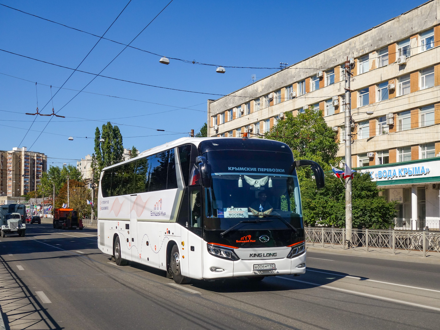 Республика Крым, King Long XMQ6129Y № Н 006 МТ 82