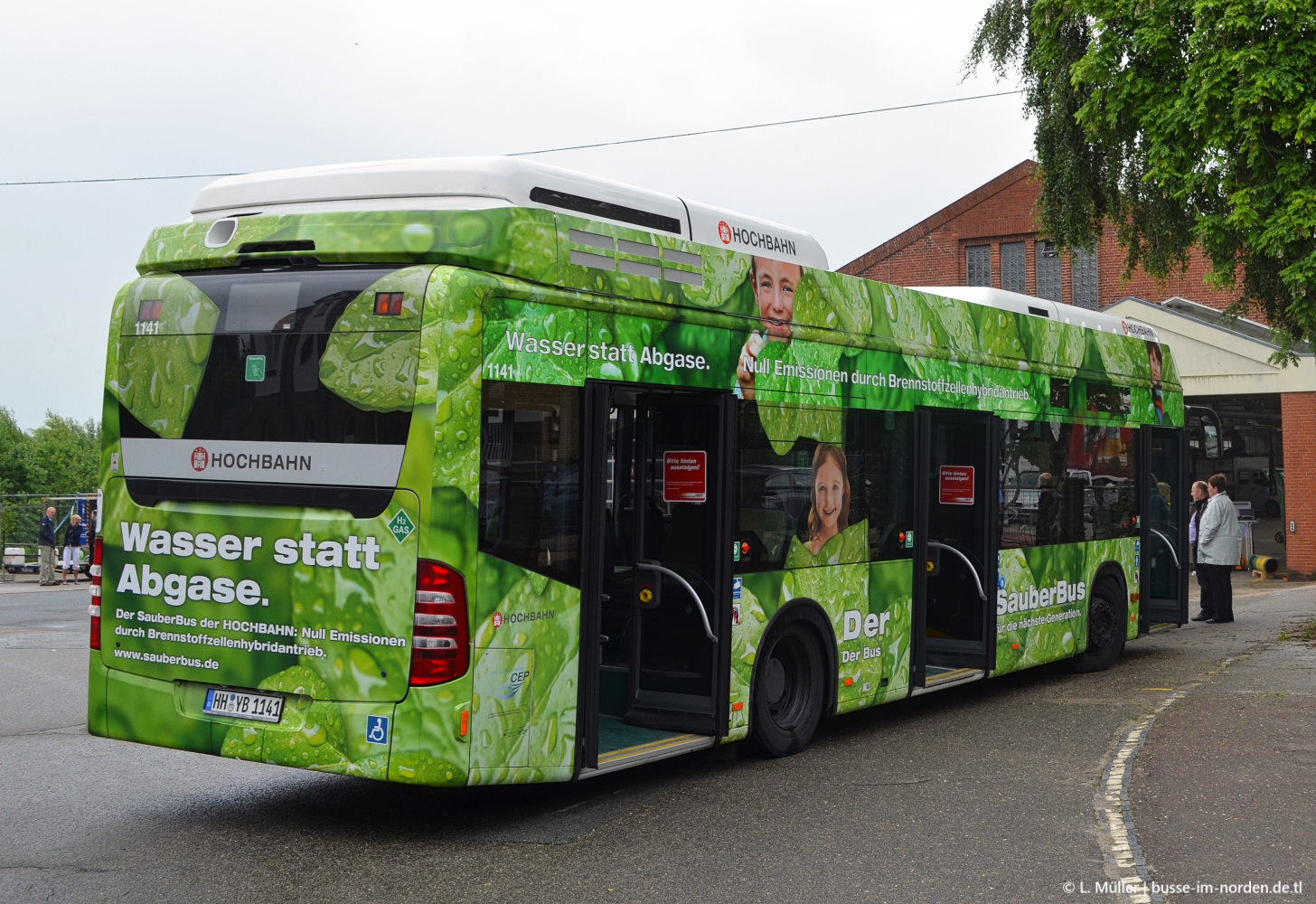 Шлезвиг-Гольштейн, Mercedes-Benz O530BH Citaro FuelCell-Hybrid № HH-YB 1141