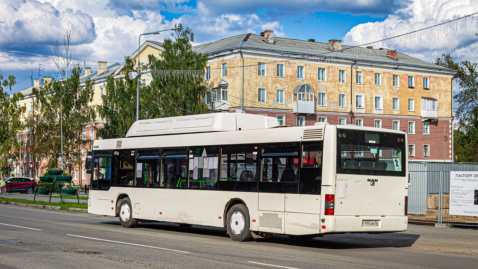 Sverdlovsk region, MAN A21 NL313 CNG Nr. Т 990 ОМ 96