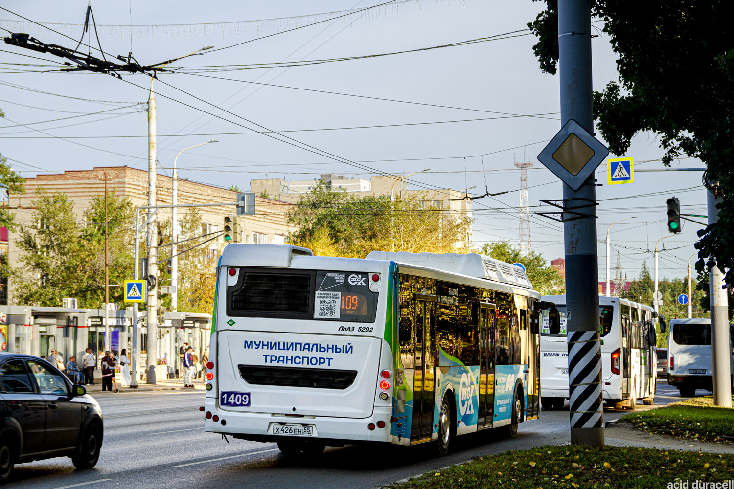 Омская область, ЛиАЗ-5292.67 (CNG) № 1409