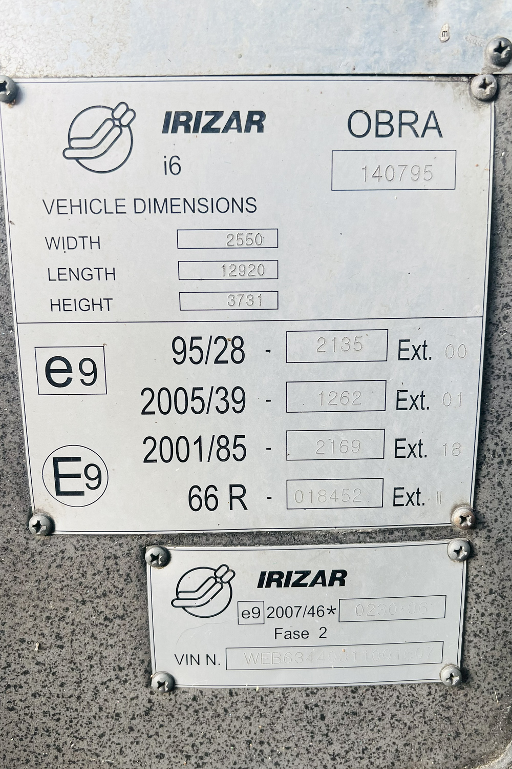 Spain, Irizar i6 13-3,5 № 606