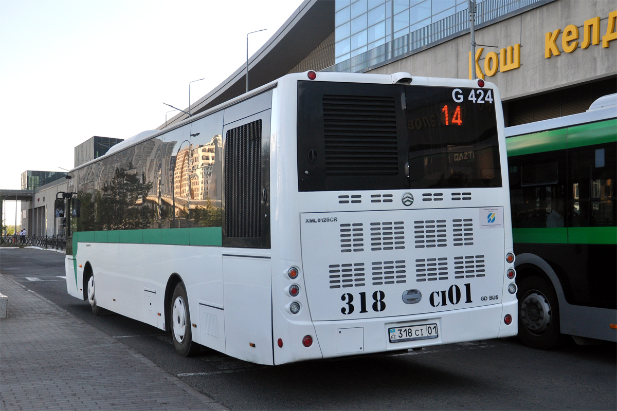 Astana, Golden Dragon XML6125CR (Hyundai Trans Auto) č. G424