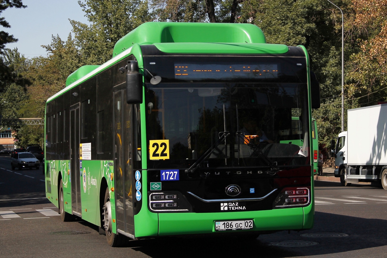 Алматы, Yutong ZK6126HG (QazTehna) № 1727