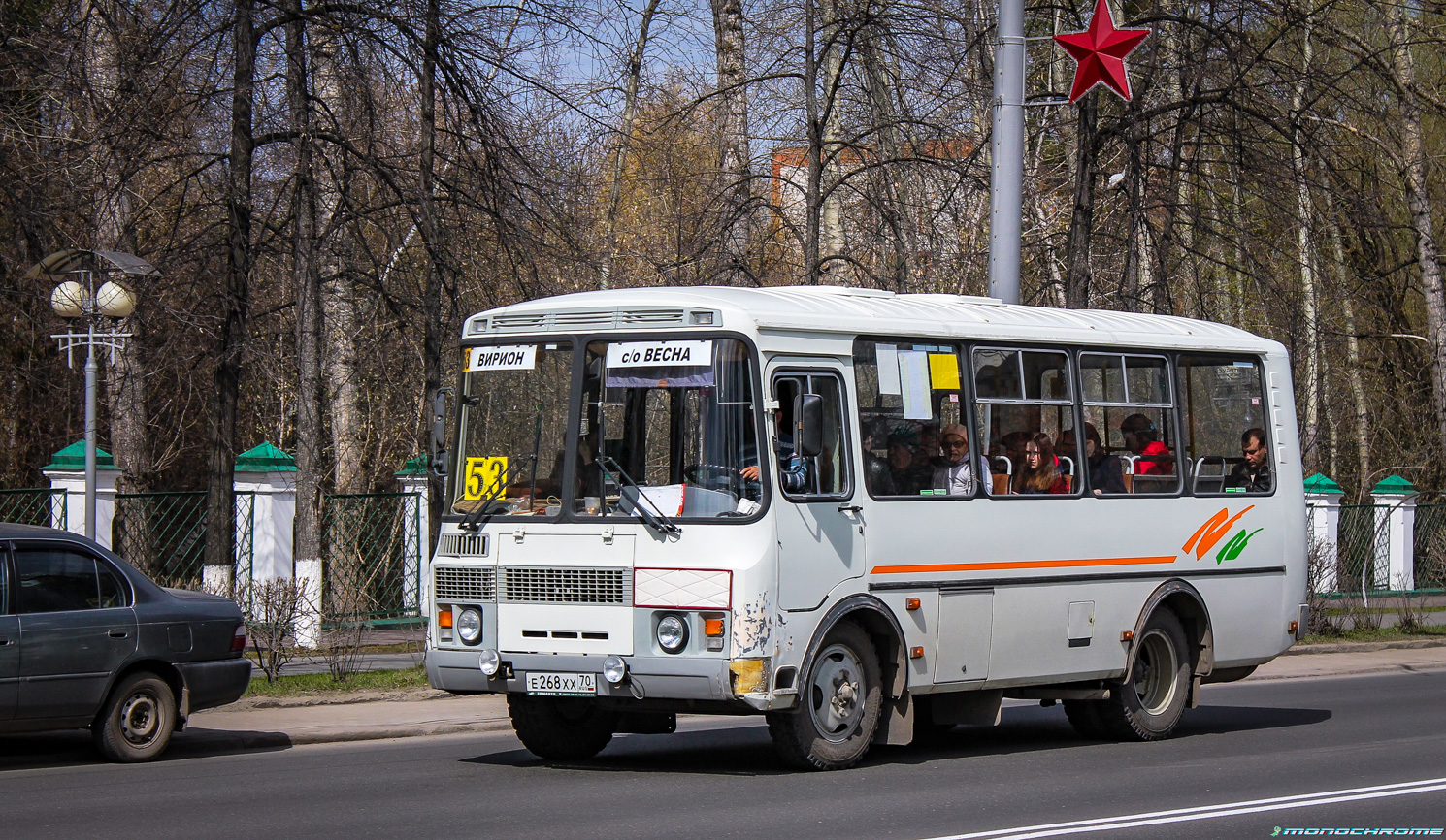 Томская область, ПАЗ-32054 № Е 268 ХХ 70