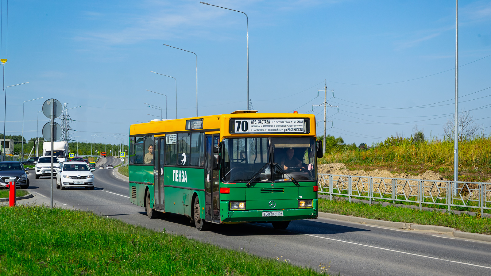 Penza region, Mercedes-Benz O405 Nr. Е 383 КС 164