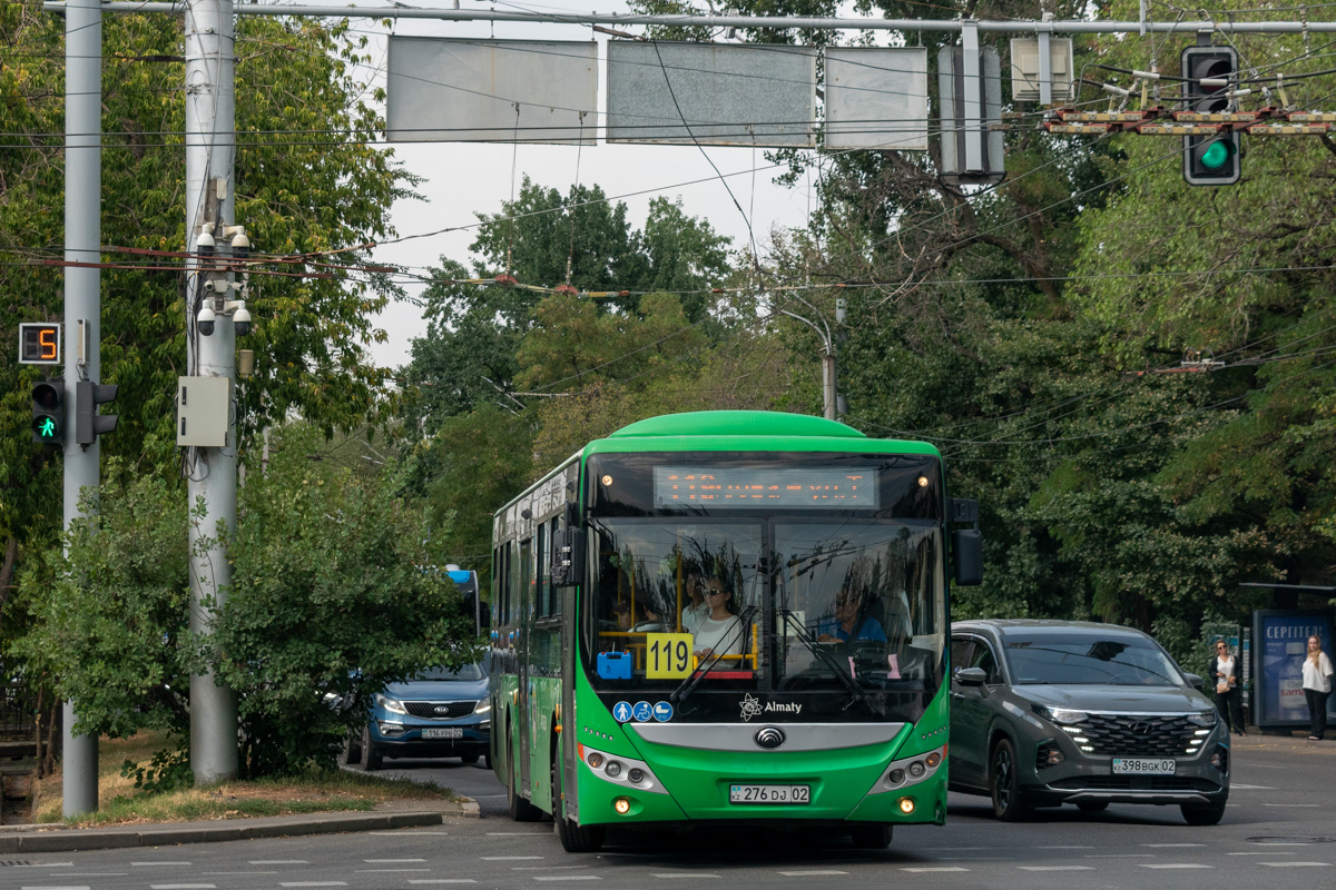 Алматы, Yutong ZK6118HGA (QazTehna) № 276 DJ 02