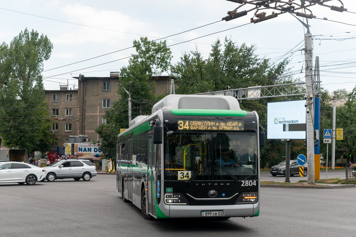 Алматы, Yutong ZK6126HG (QazTehna) № 2804