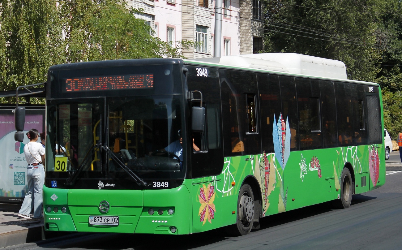 Almaty, Golden Dragon XML6125CN (Hyundai Trans Auto) č. 3849