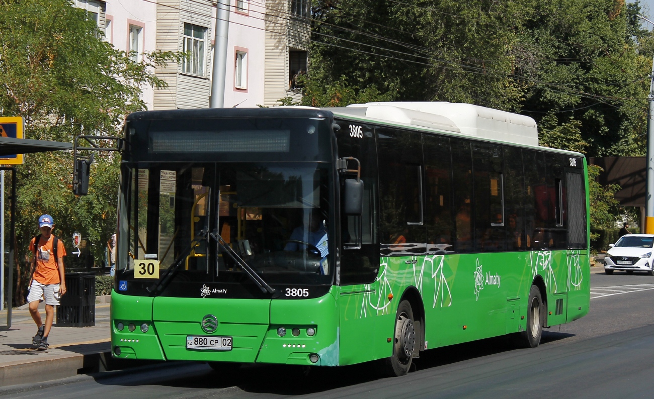 Алматы, Golden Dragon XML6125CN (Hyundai Trans Auto) № 3805 Алматы, Golden Dragon XML6125CN (Hyundai Trans Auto) № 3805