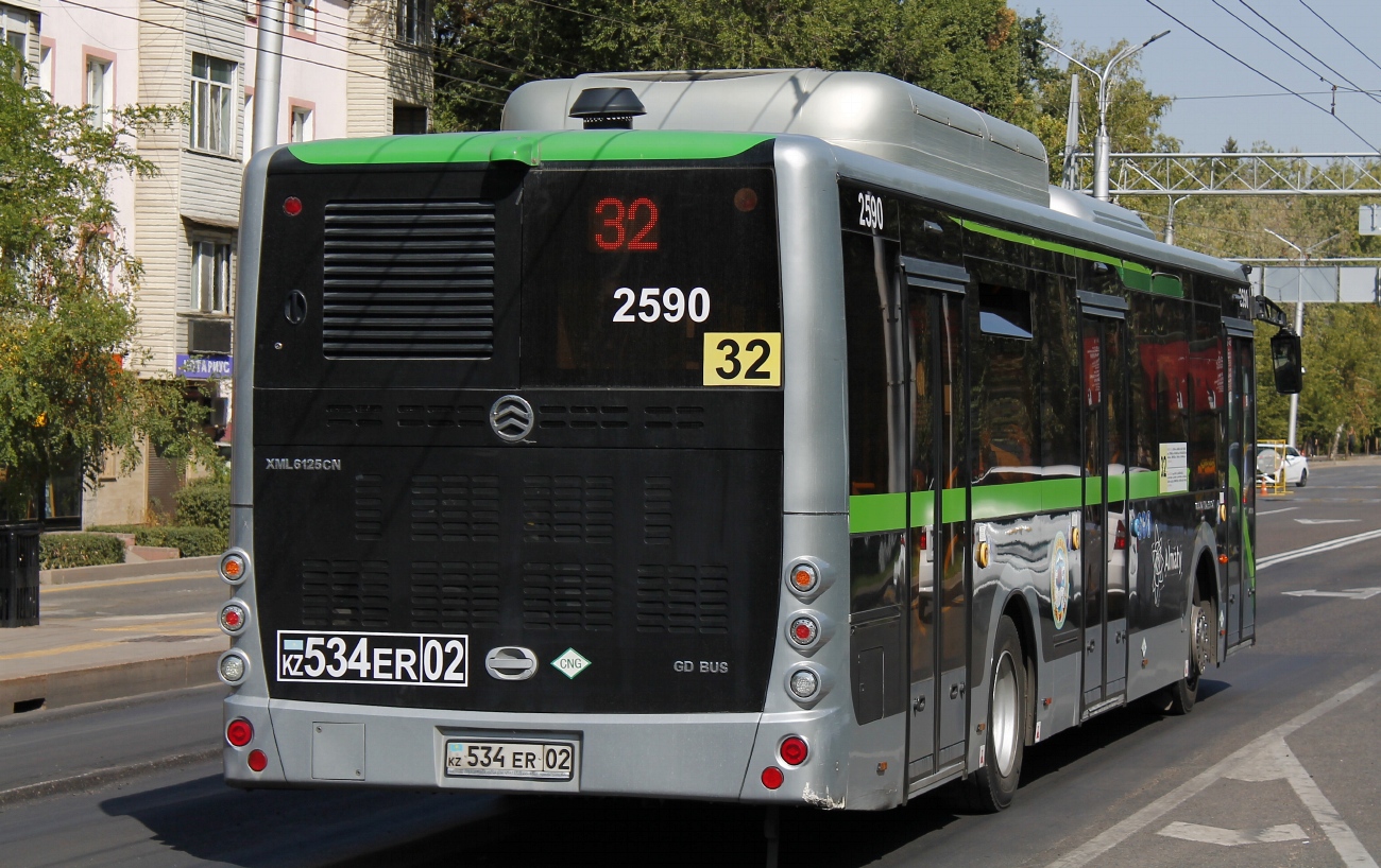 Алматы, Golden Dragon XML6125CN (Hyundai Trans Auto) № 2590