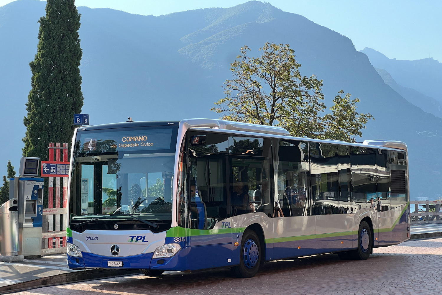 Швейцария, Mercedes-Benz Citaro C2 hybrid № 335
