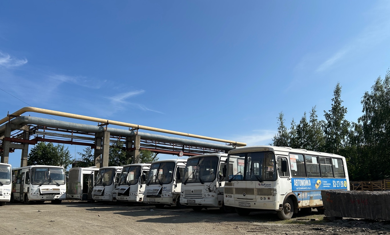 Карелия — Автобусные парки, гаражи, стоянки
