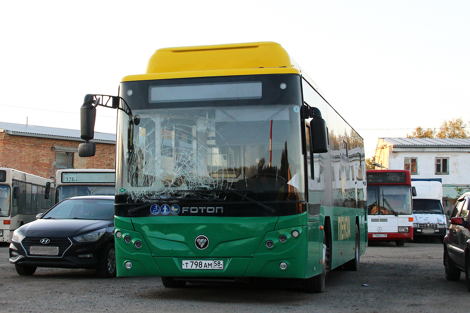 Пензенская область, Foton BJ6105C6MCD-1 № Т 798 АМ 58