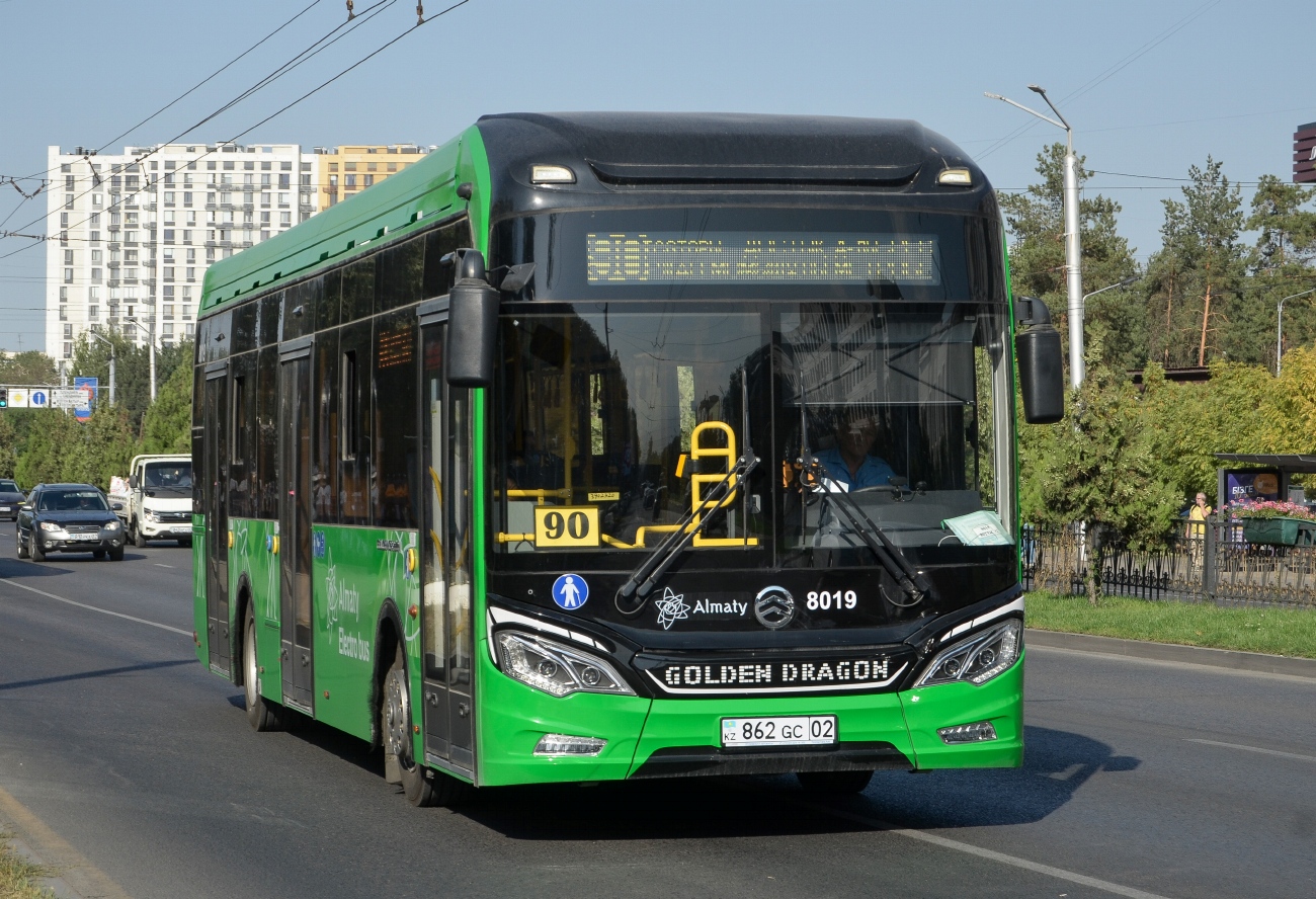 Алматы, Golden Dragon XML6125CE (Hyundai Trans Auto) № 8019