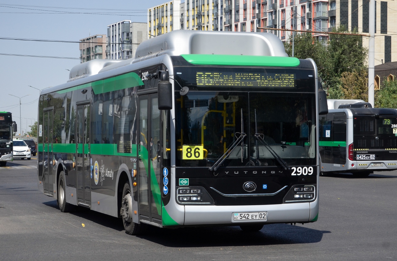 Алматы, Yutong ZK6126HG (QazTehna) № 2909 Алматы, Yutong ZK6126HG (QazTehna) № 2909