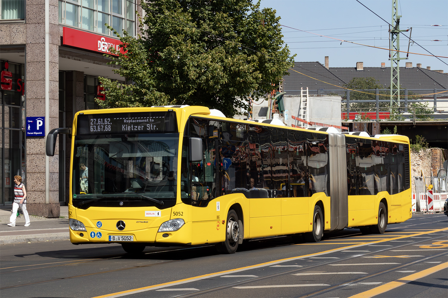Берлин, Mercedes-Benz Citaro C2 G № 5052