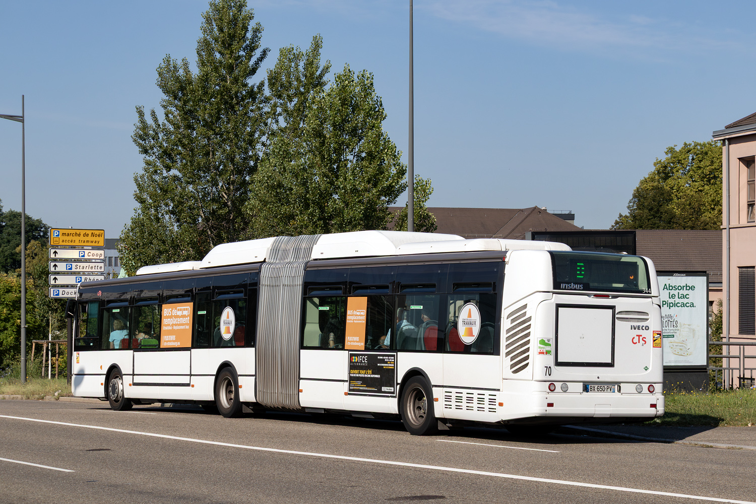 Франция, Irisbus Citelis 18M CNG № 344; Франция — Strasbourg · Tramway Works · 16.05.2025 — 22.08.2025