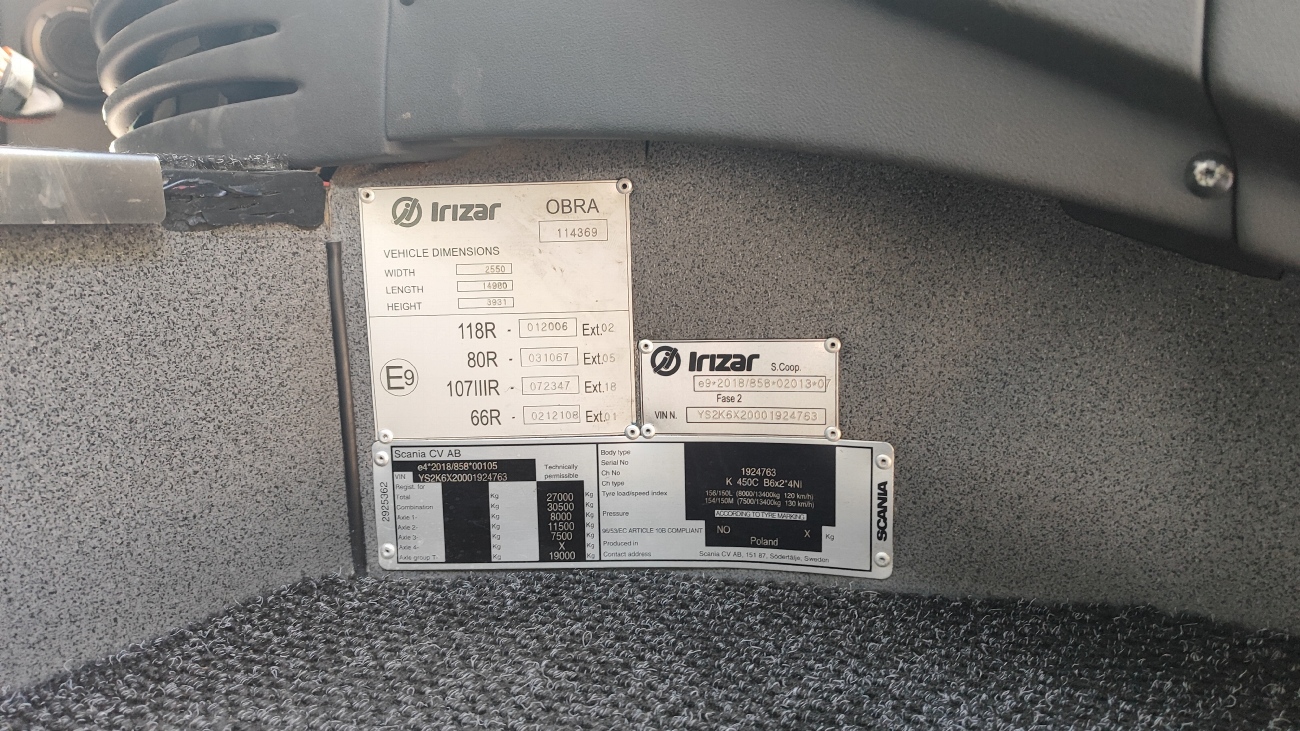 Латвия, Irizar i6S 14,98-3,7 Efficient № NU-7533