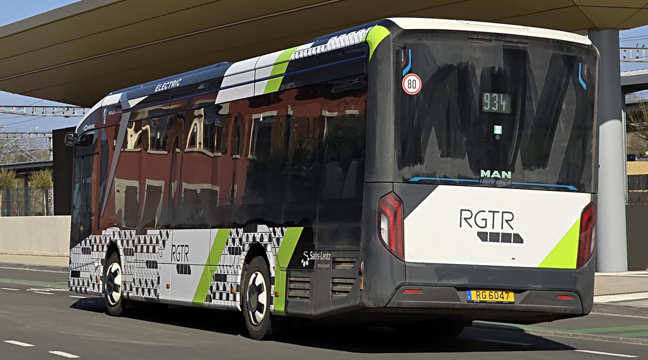 Люксембург, MAN 12C Lion's City 12 E NL*** № RG 6047