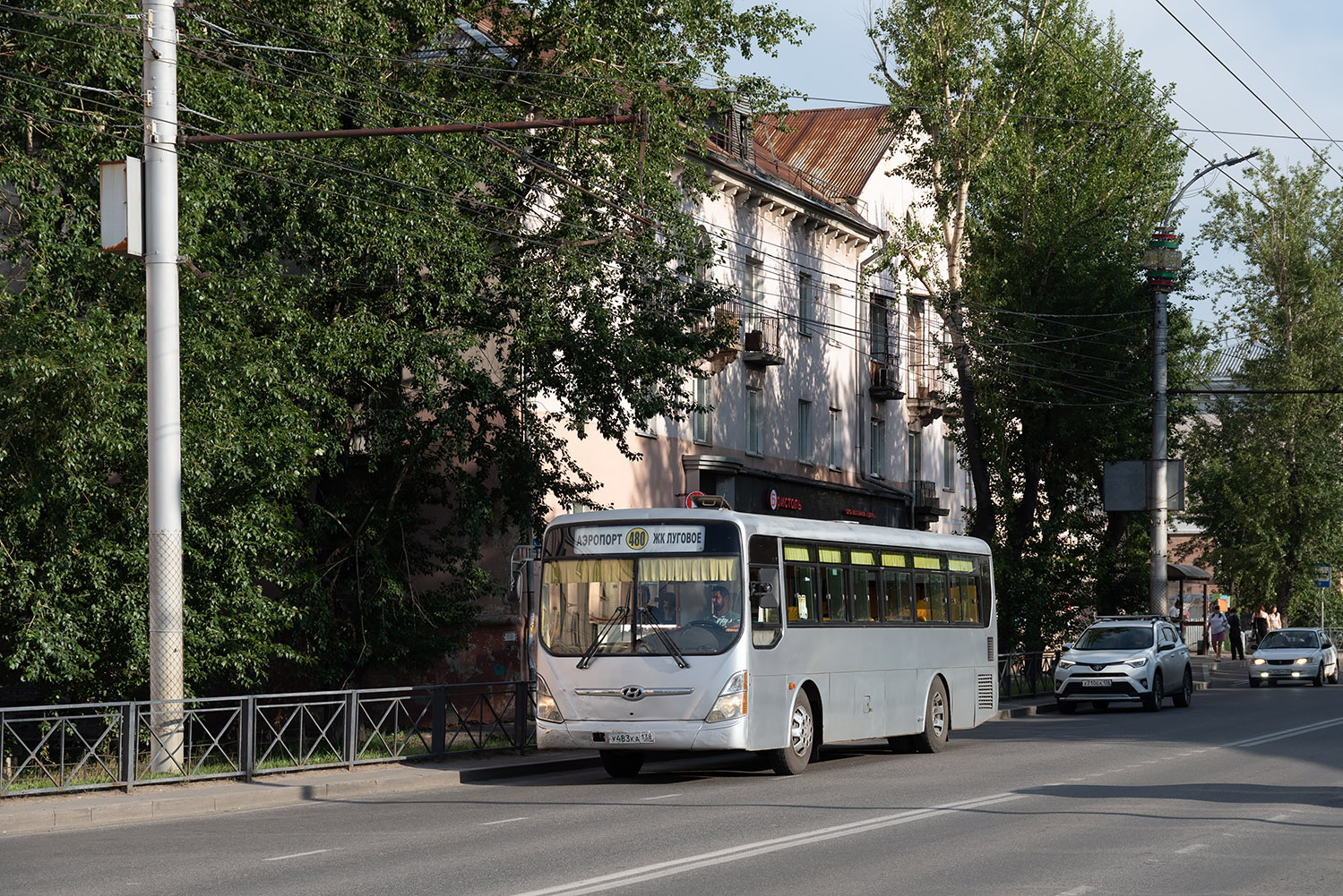 Иркутская область, Hyundai New Super AeroCity 1F/L № У 483 КА 138