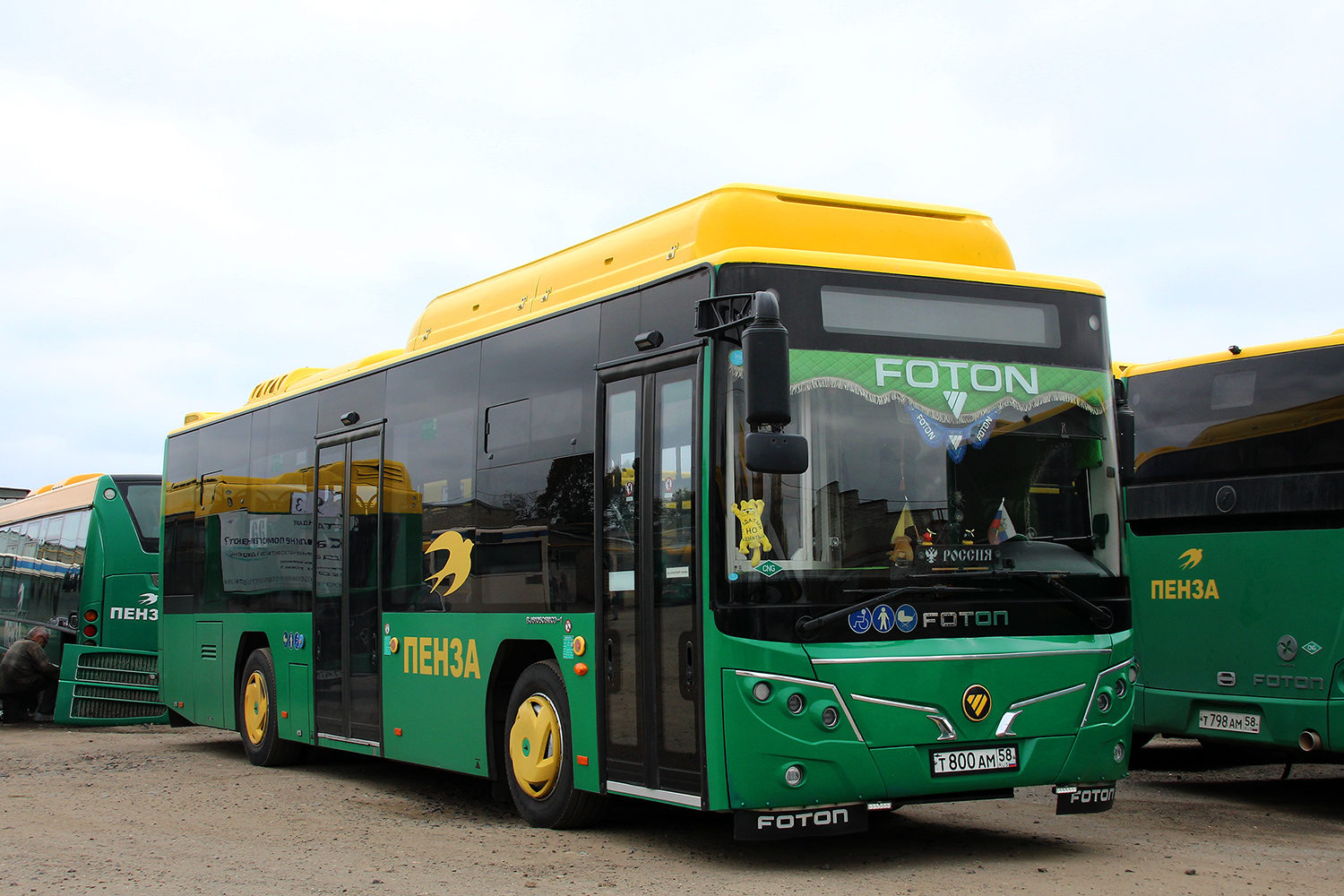 Пензенская область, Foton BJ6105C6MCD-1 № Т 800 АМ 58