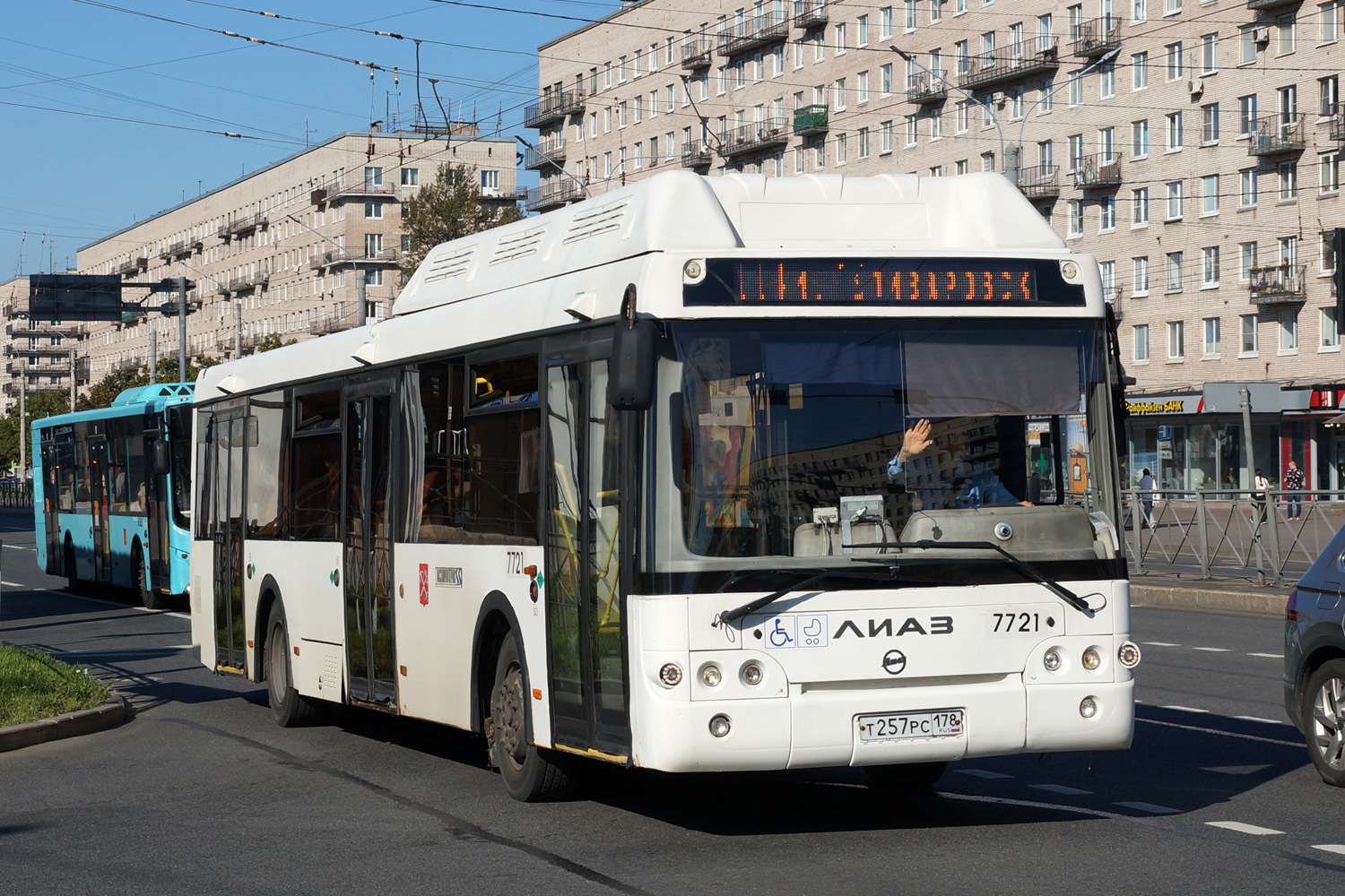 Санкт-Петербург, ЛиАЗ-5292.71 № 7721