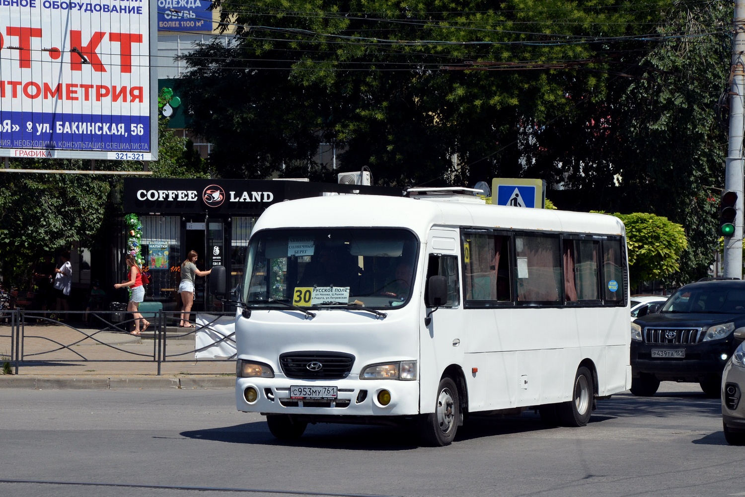 Ростовская область, Hyundai County LWB C11 (ТагАЗ) № С 953 МУ 761