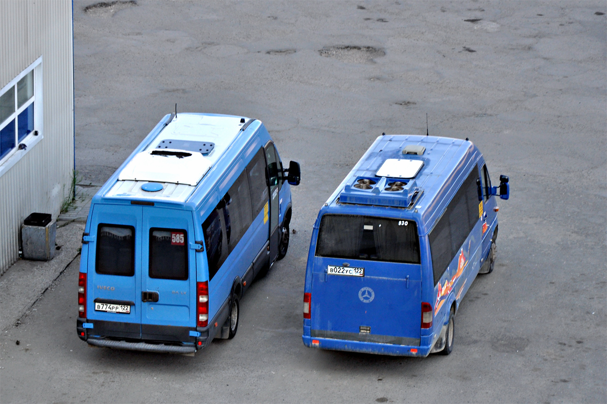 Алтайский край, Нижегородец-2227UU (IVECO Daily) № В 774 РР 122; Алтайский край, Mercedes-Benz Sprinter W904 416CDI № В 022 УС 122