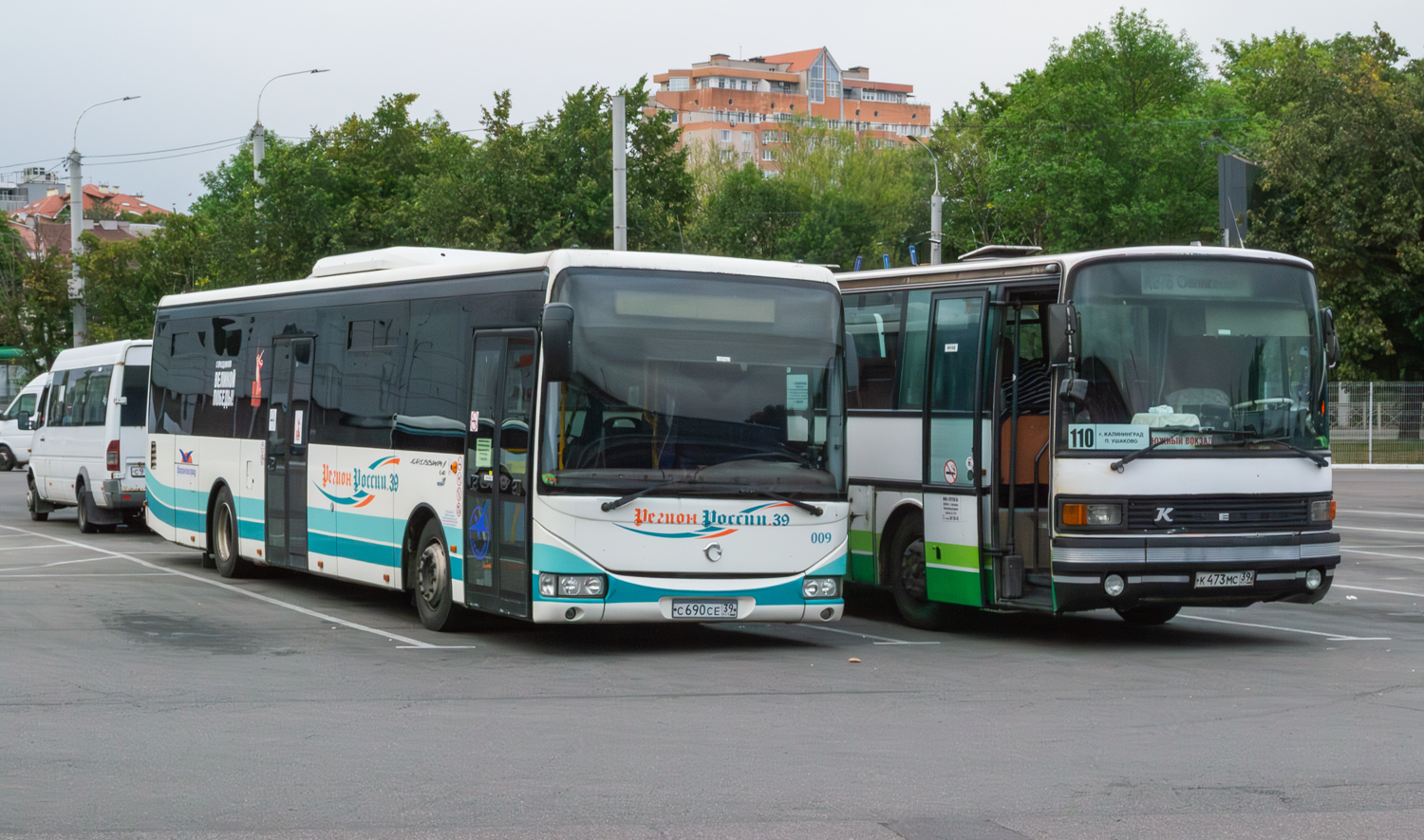 Калининградская область, Луидор-223201 (MB Sprinter Classic) № С 979 АУ 39; Калининградская область, Irisbus Crossway LE 12M № 009
