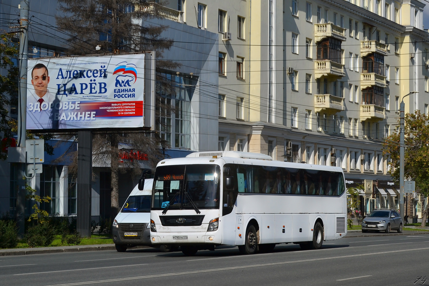 Челябинская область, Hyundai Universe Space Luxury № Р 790 ТК 174